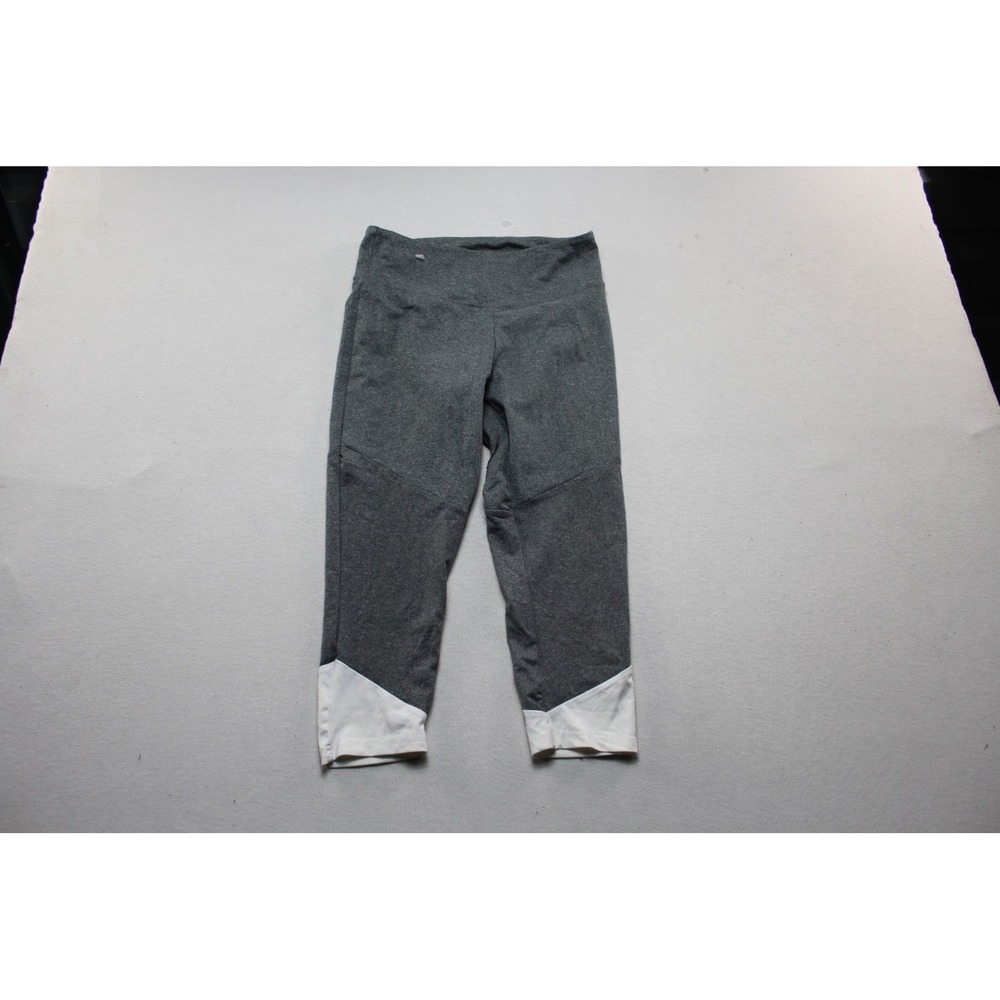 Balance Collection Leggings Womens Small Gray Excellent Cropped Colorblock Yoga